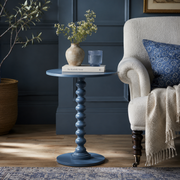 Bobbin Side table | Blue
