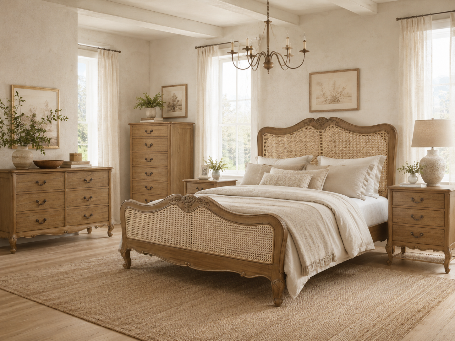 Monet Bedstead | Rattan