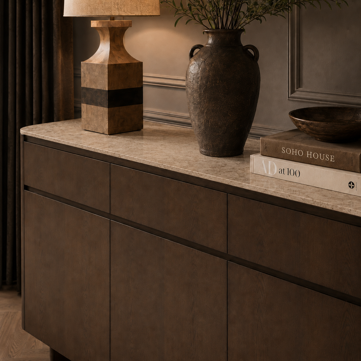 Veyra | 3 Door 3 Drawer Sideboard