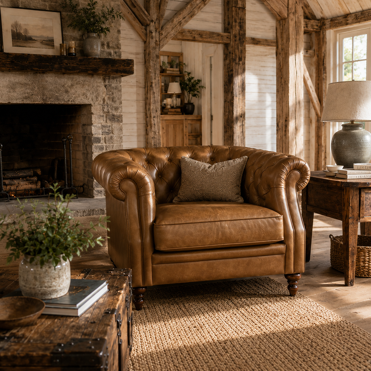 Huntington Chesterfield  | Leather