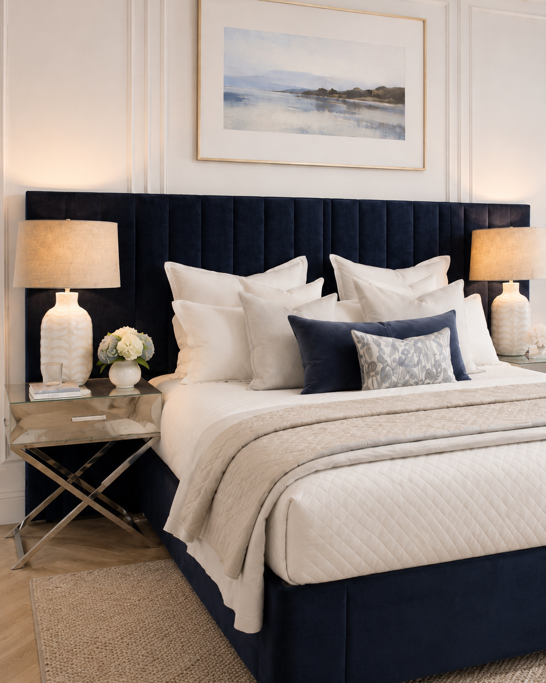 Extra Wide Headboard & End Opening Base