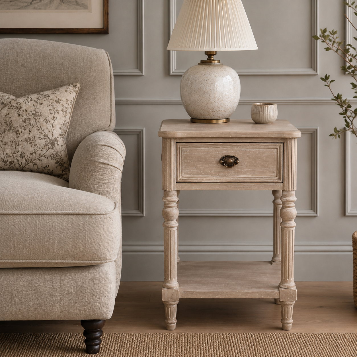 Wynnie | Side Table With Drawer