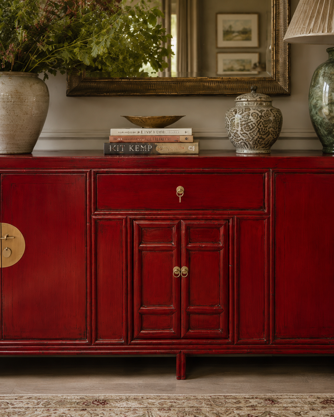 Ming Sideboard – Venetian Red