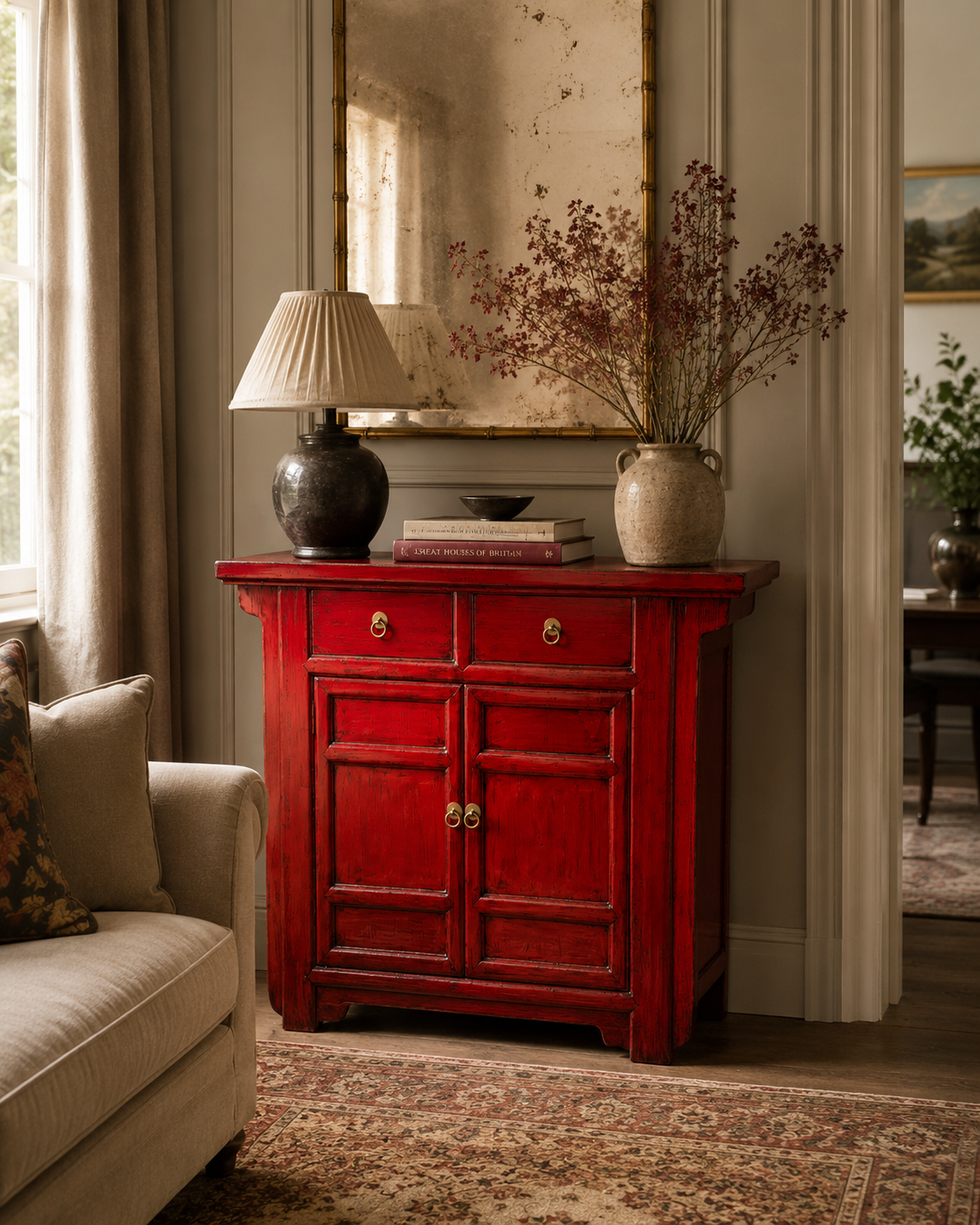 Mini Ming Sideboard – Venetian Red