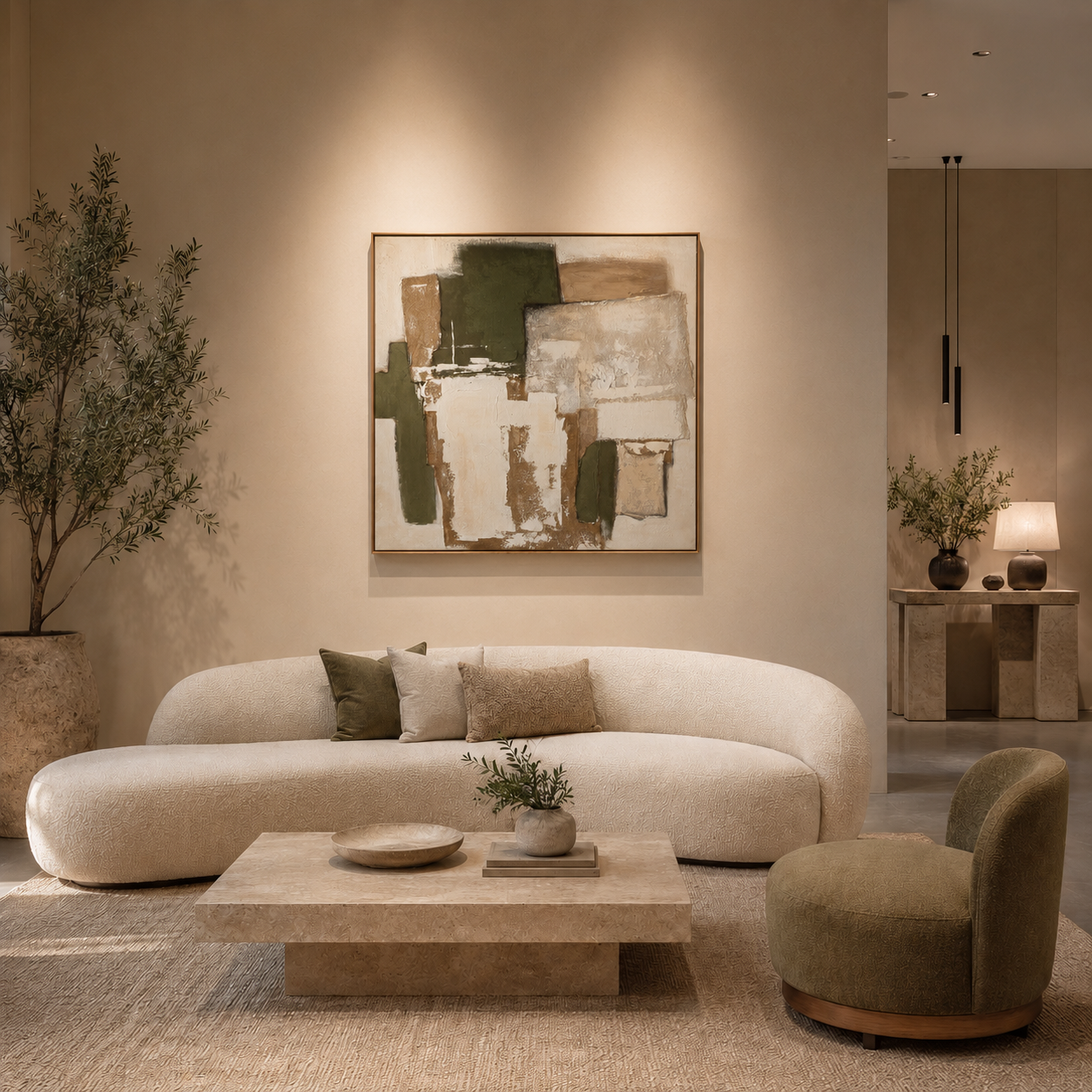 Sand & Olive | Canvas