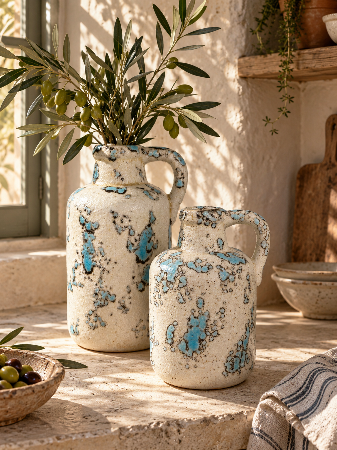 S/2 Milos Mediterranean Pitcher