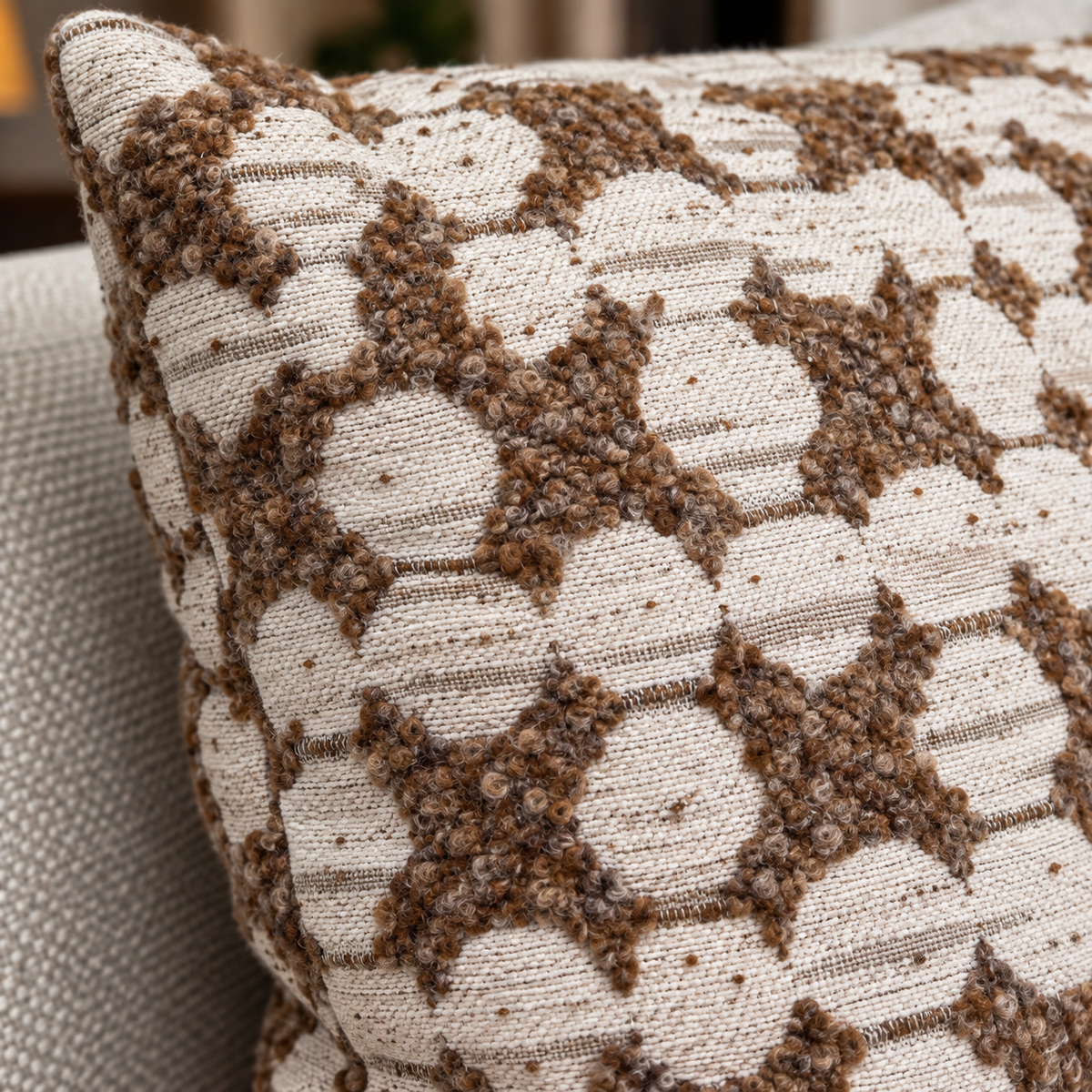 Tia Tobacco Cushion 43 x 43