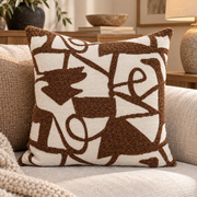 Henri Cognac 45 x 45  Cushion
