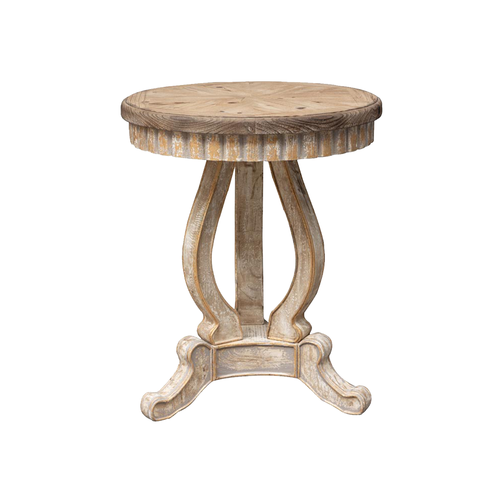 White Wooden Side Table