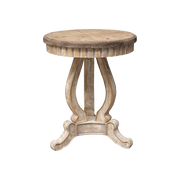 White Wooden Side Table