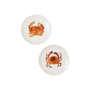 Set of 2 Small Crab Plates