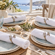 S/4 Crab Claw Napkin Rings
