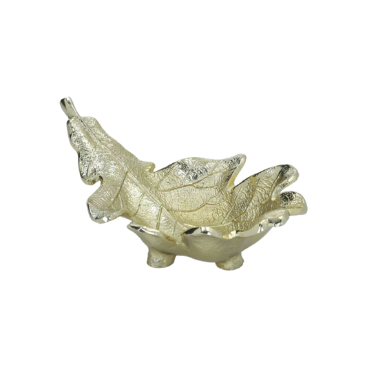 Small Gold Oak Leaf Dish