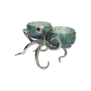 Octopus Holder with 2 Small Glass Bowls