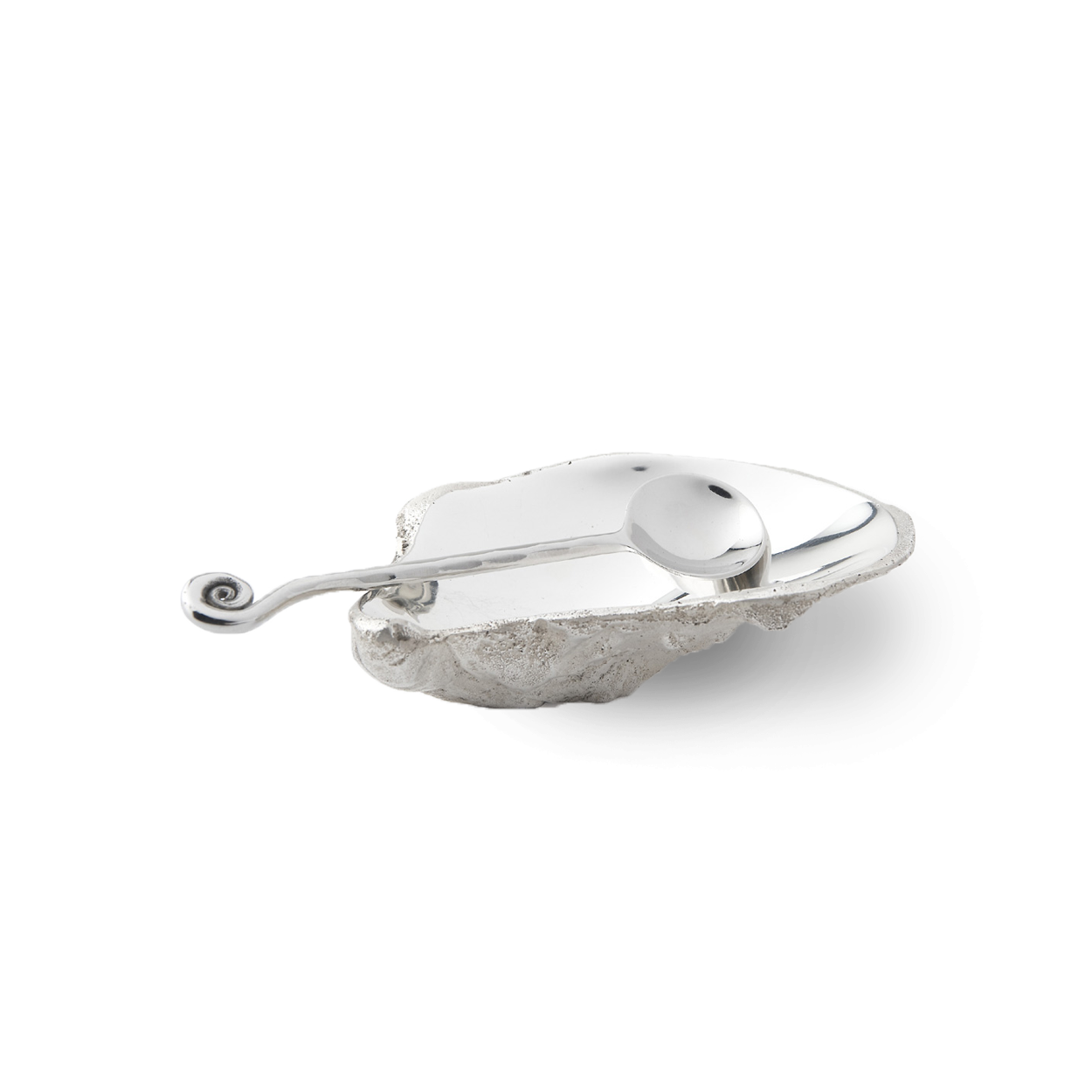 Oyster Shell with Spoon