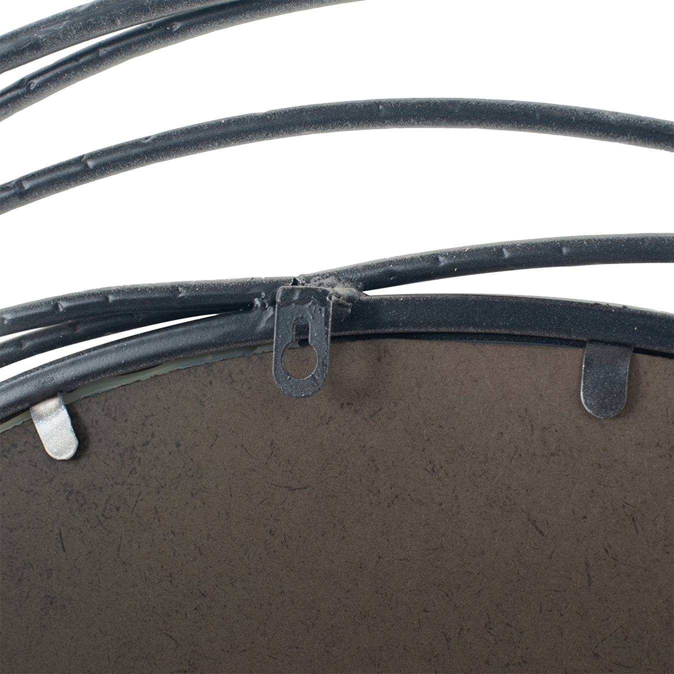 Antique Metal Round Wall Mirror