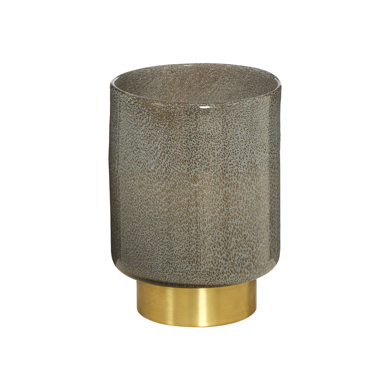 Cleo Grey And Gold Finish Vase