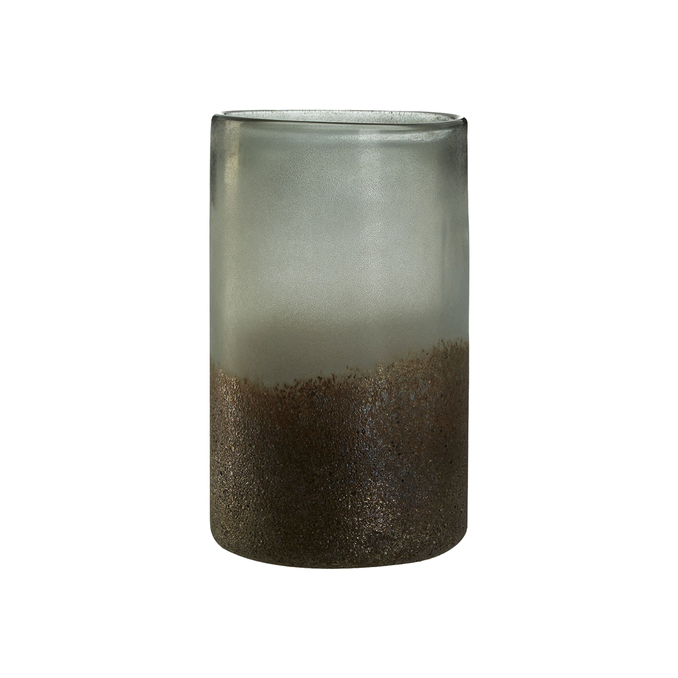 Chiara Grey Metallic Vase