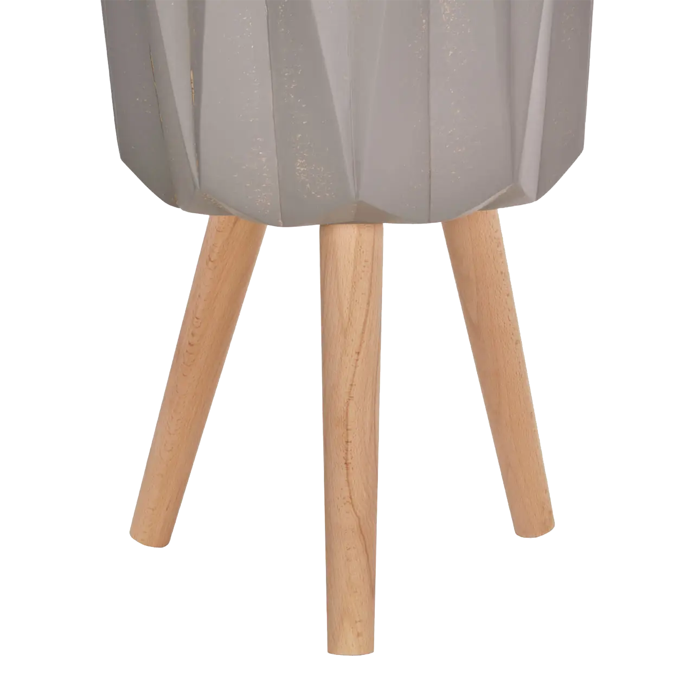 Darnell Large Grey Multi Faceted Planter