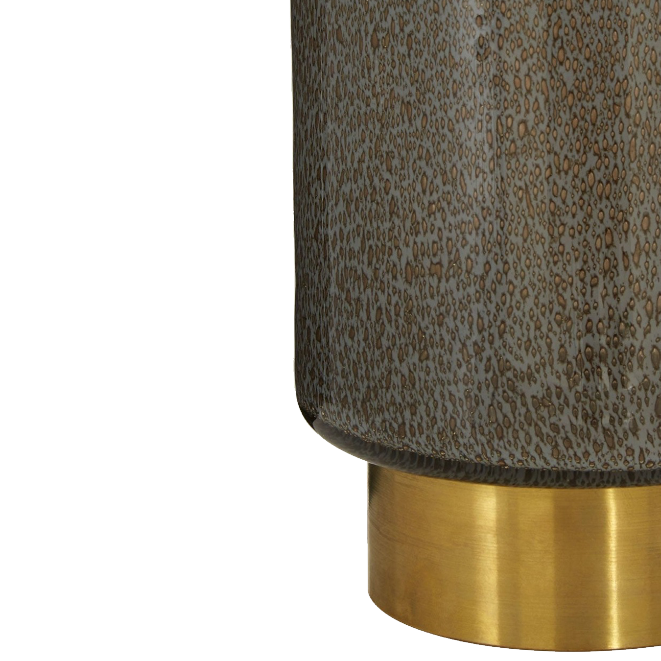 Cleo Grey And Gold Finish Vase