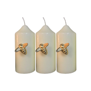 Set of 3 Bee Candle Pins