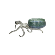 Octopus Holder with Large Glass Bowl
