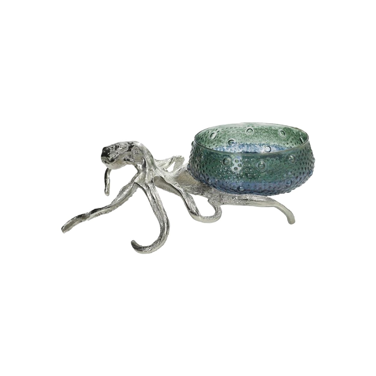 Octopus Holder with Large Glass Bowl