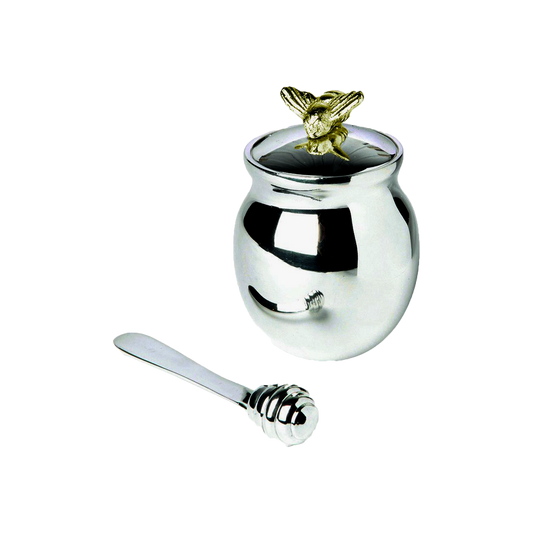 Bee Honey Pot and Drizzler