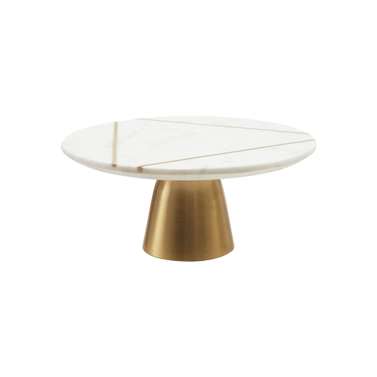 White Marble Cake Stand