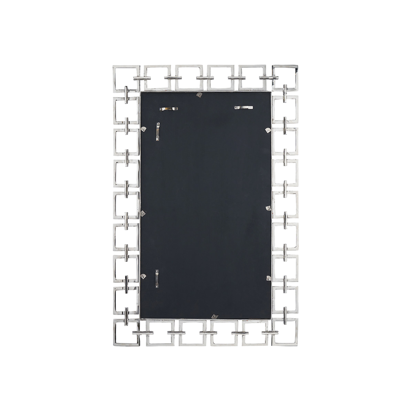 Nickel Chain Effect Rectangular Mirror