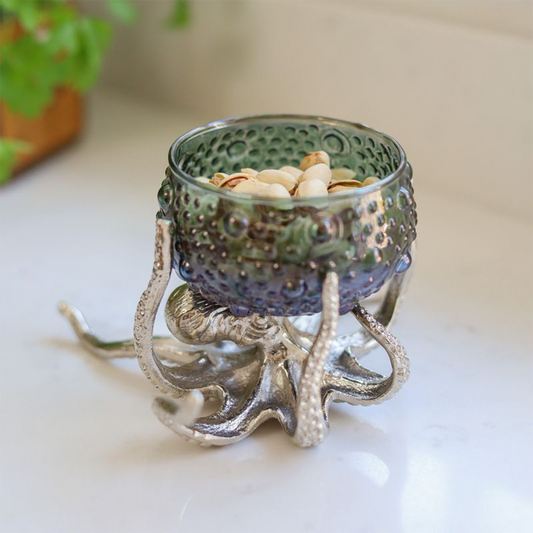 Octopus Holder with Glass Bowl