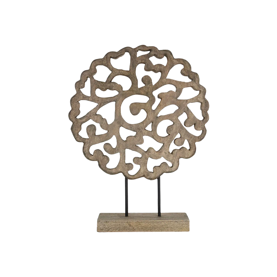 Mango Wood Carved Sculpture