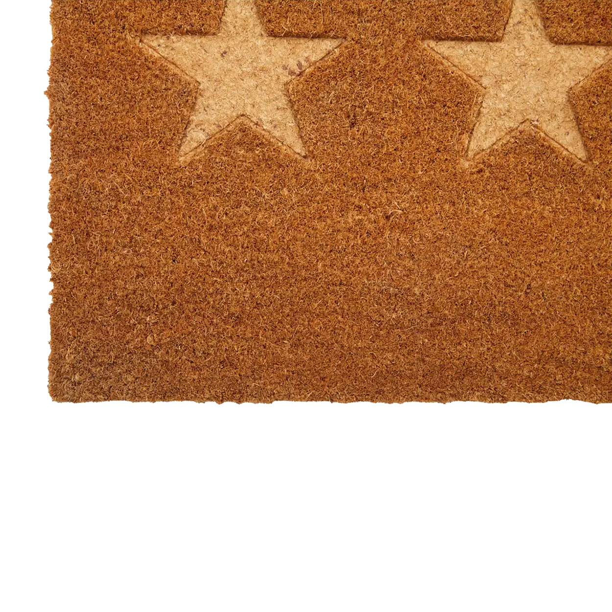 Five Embossed Stars Large Doormat