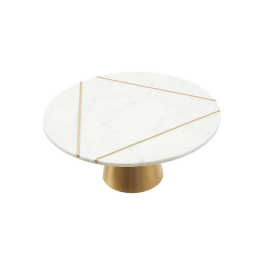 White Marble Cake Stand