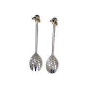 Honeycomb Bee Salad Servers