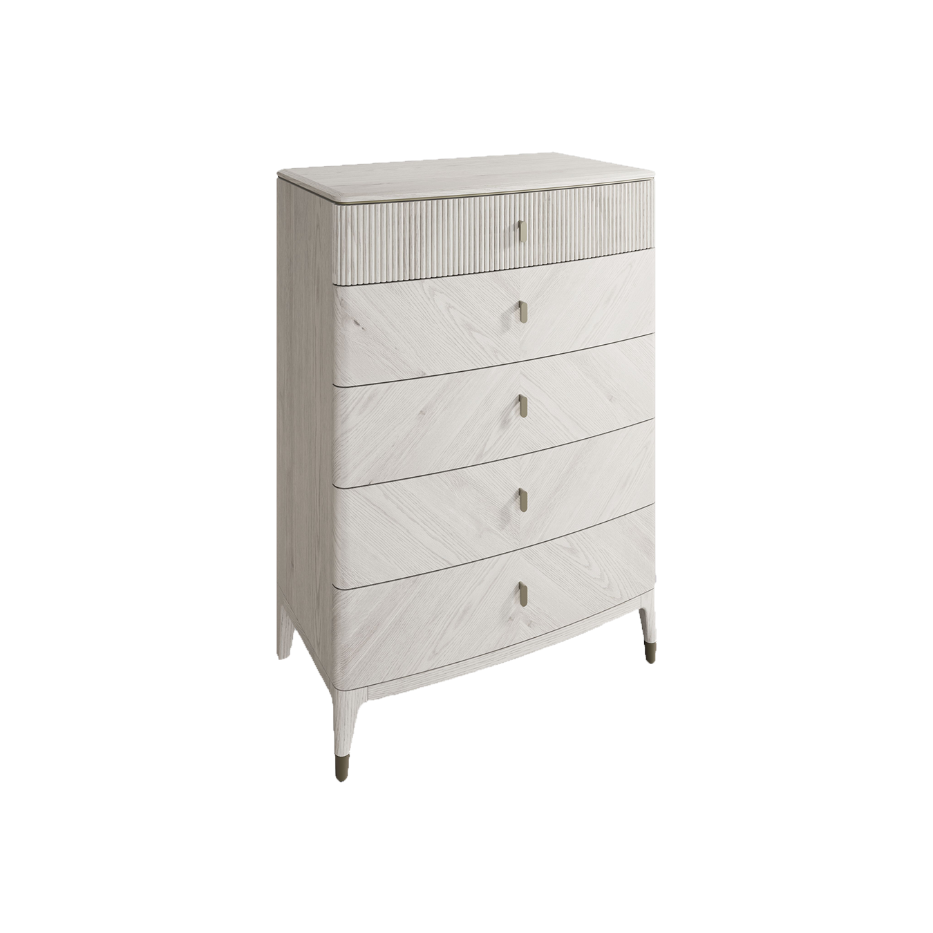 Tesoro Stone Tall Chest 5 Drawer