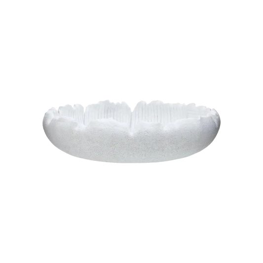 White Flat Bowl