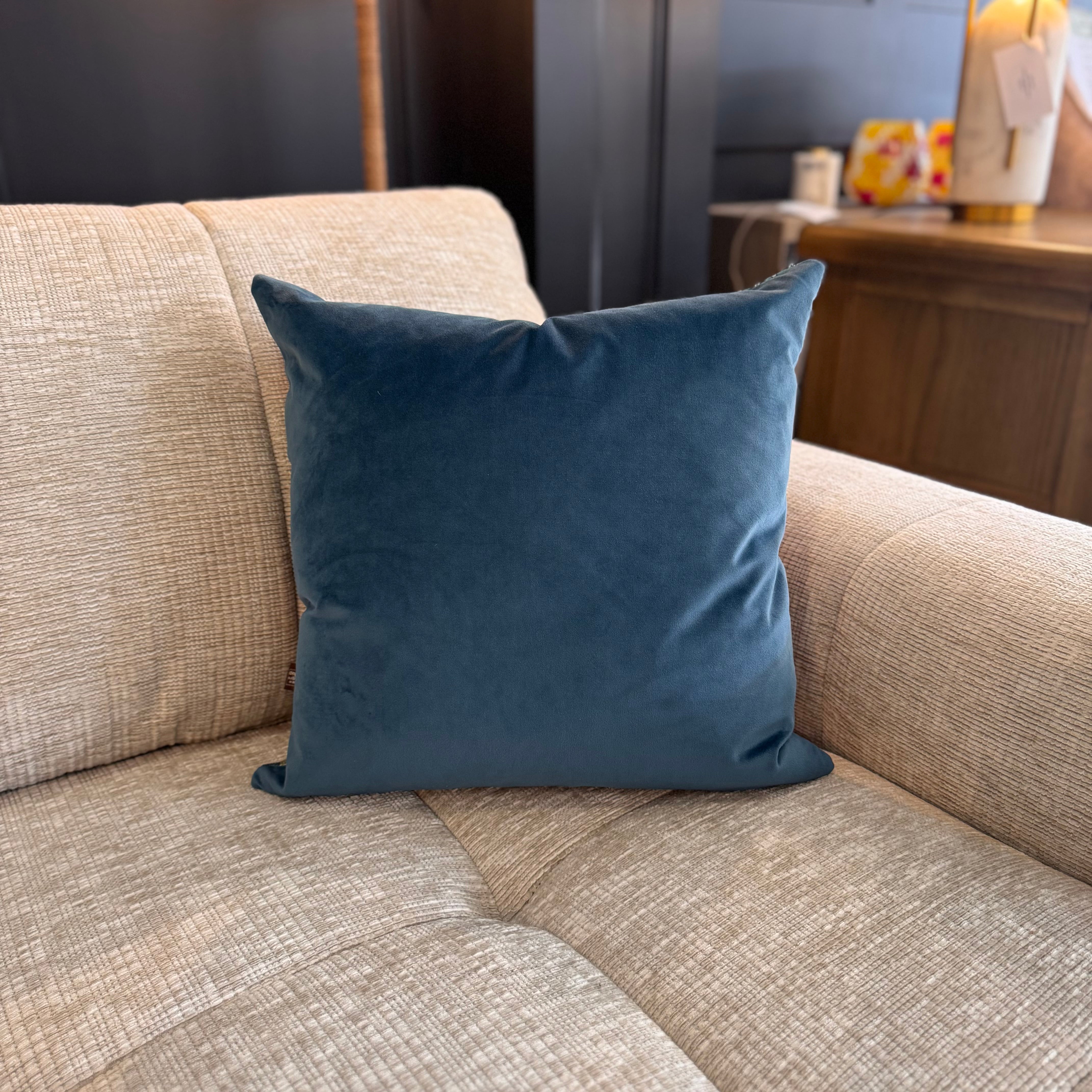 Terraza Teal Cushion