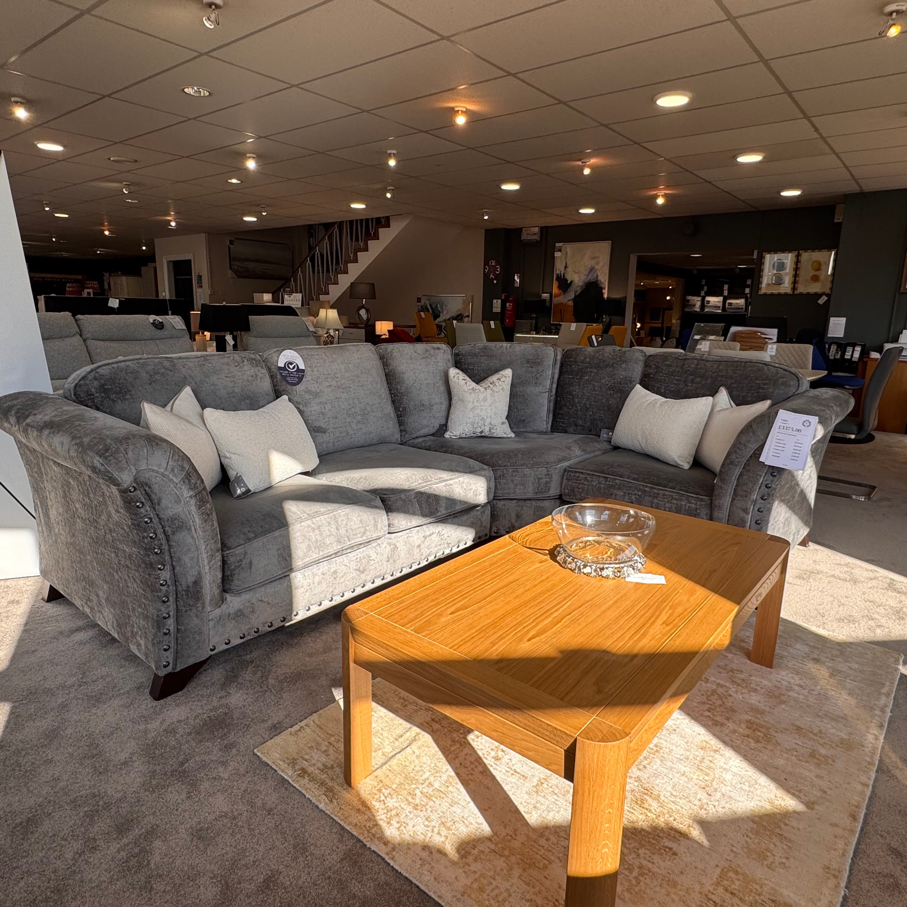 Vaughan Sofa | Grey Velvet