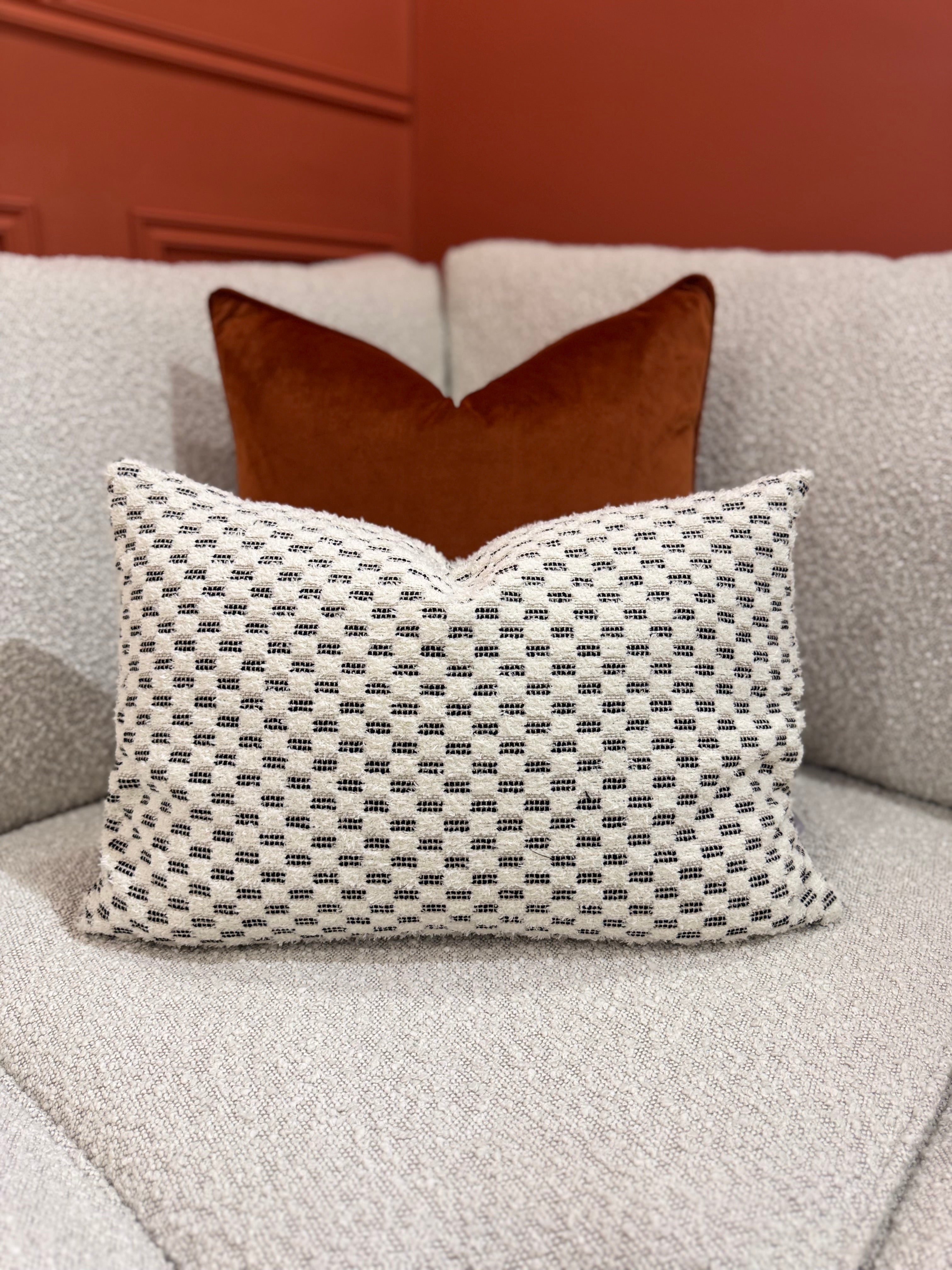 Autumn Ember Velvet Cushion | 58 x 58