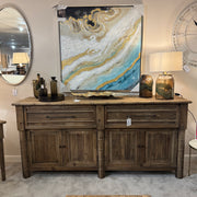 Bamboo Style Pine | Sideboard