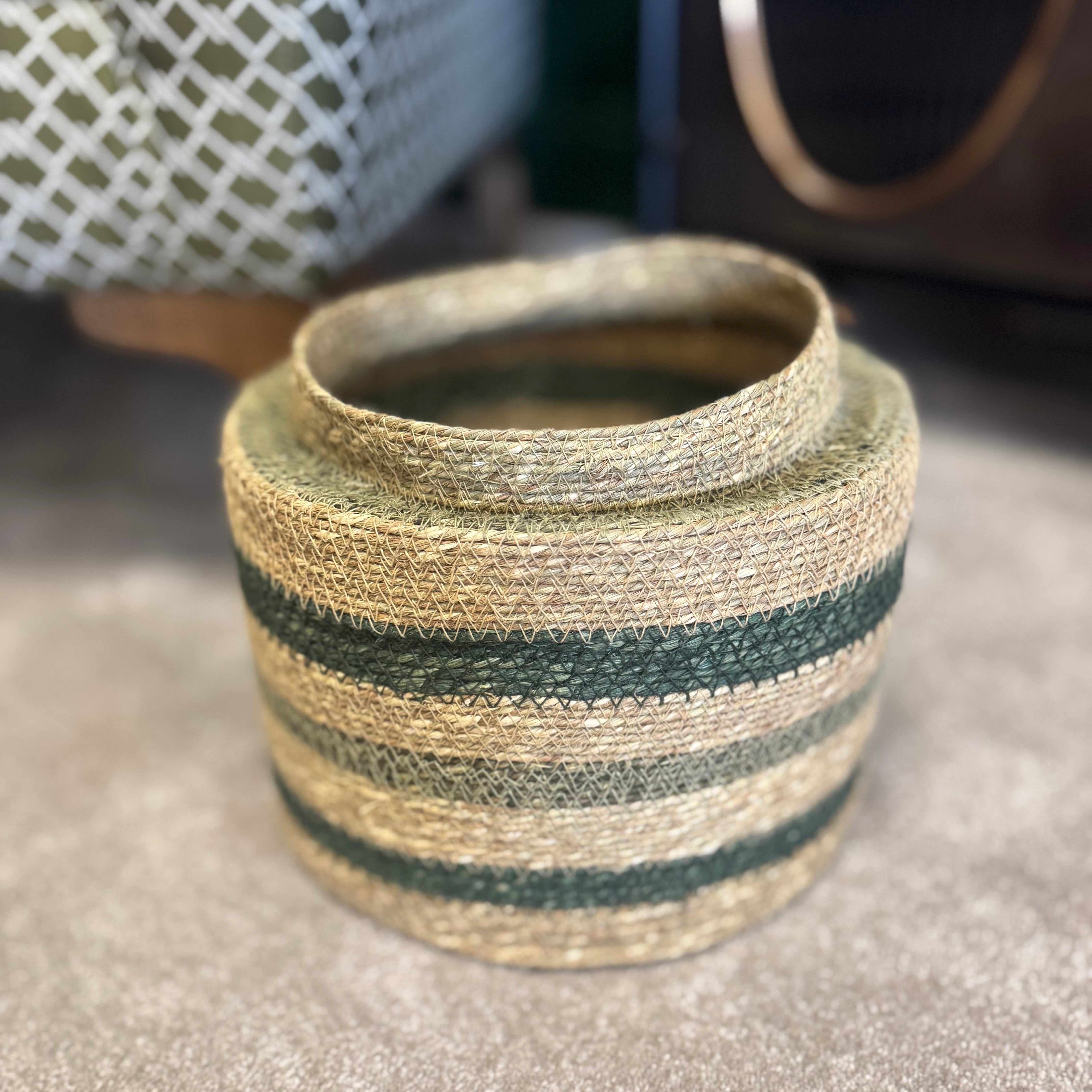 Solmere Basket | Emerald