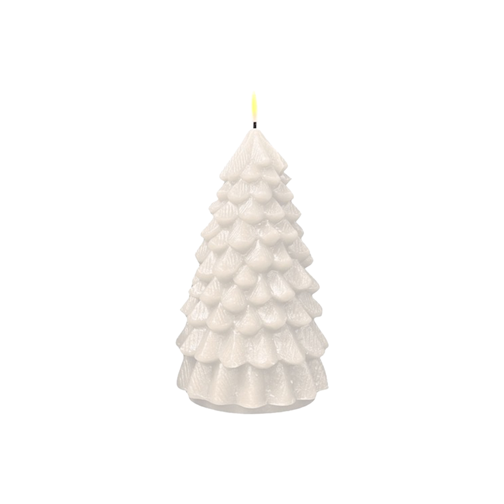 LED Christmas Tree Candle White 18cm