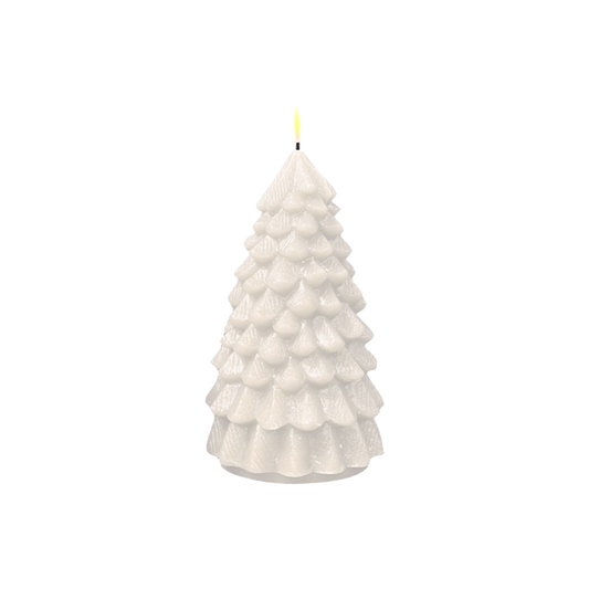 LED Christmas Tree Candle White 18cm