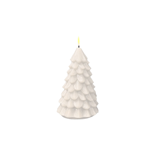 LED Christmas Tree Candle White 16cm