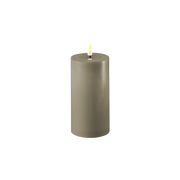 LED Candle Sand 15cm