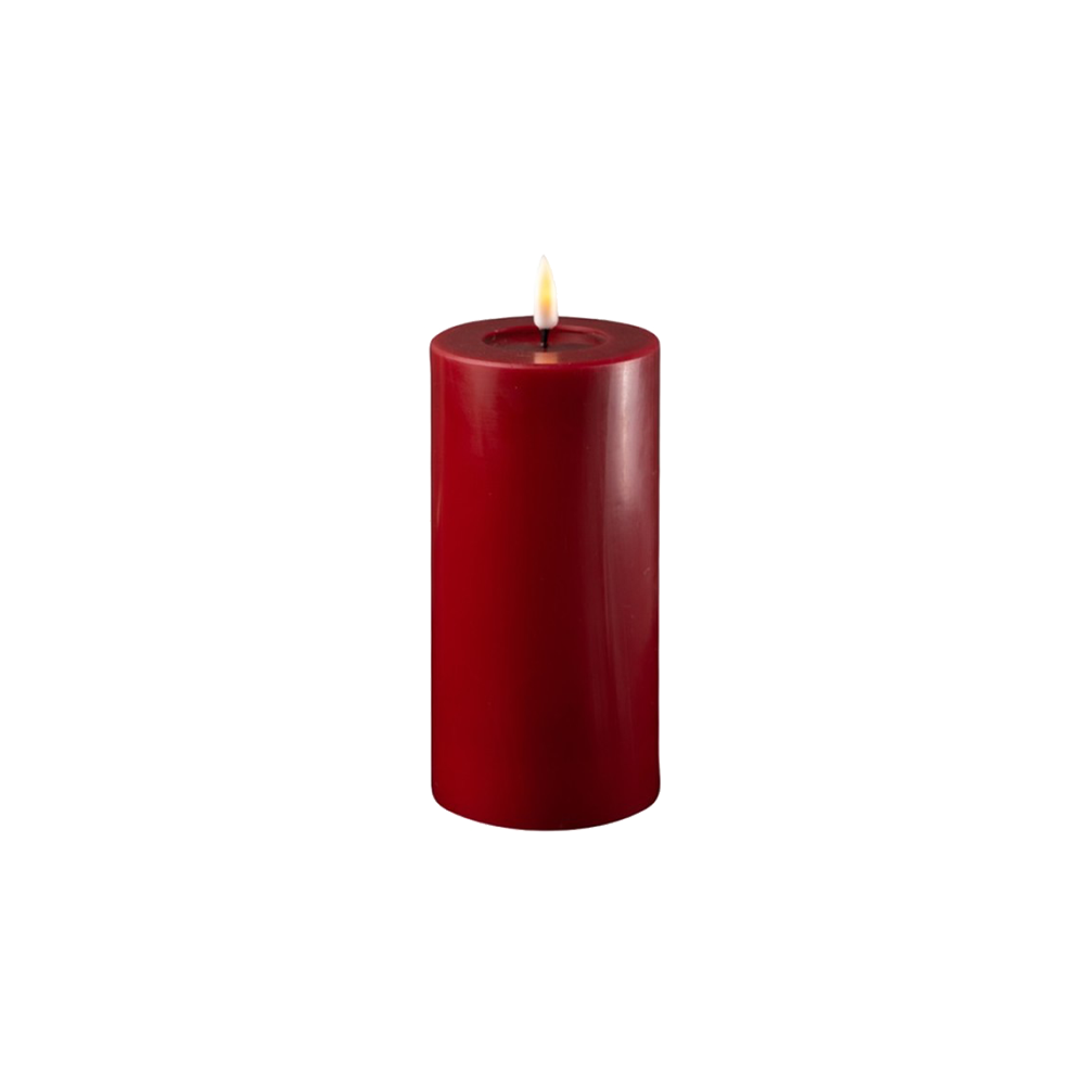 LED Candle Bordeaux 15cm