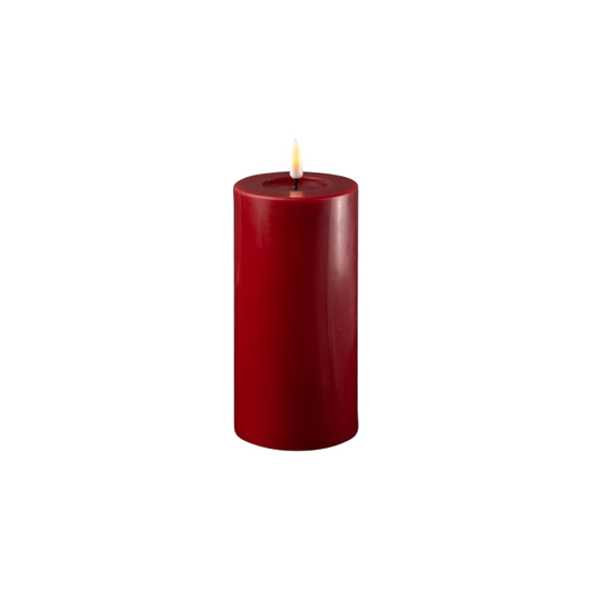 LED Candle Bordeaux 15cm