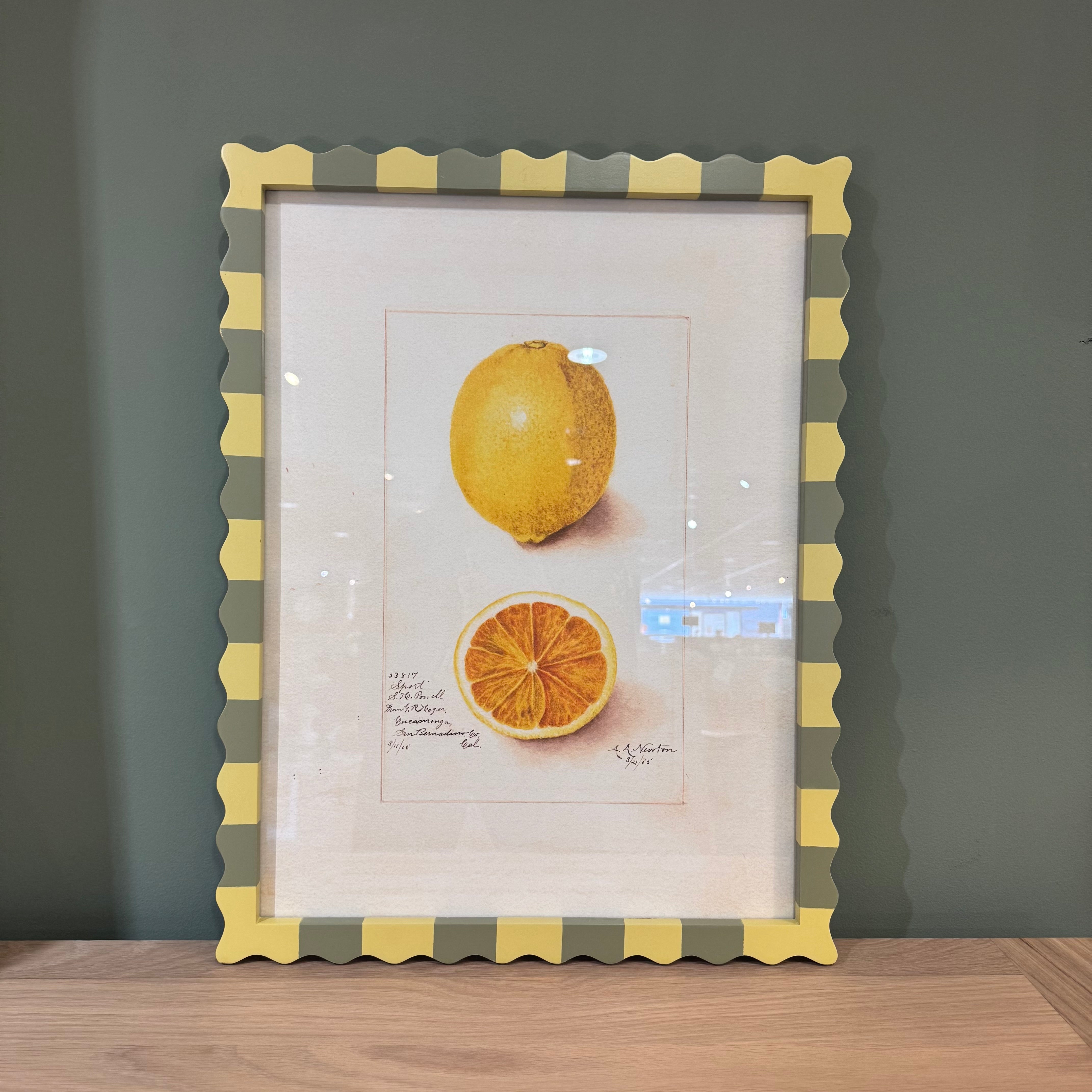 Lykke Wavy Frames – Avocado & Lemon