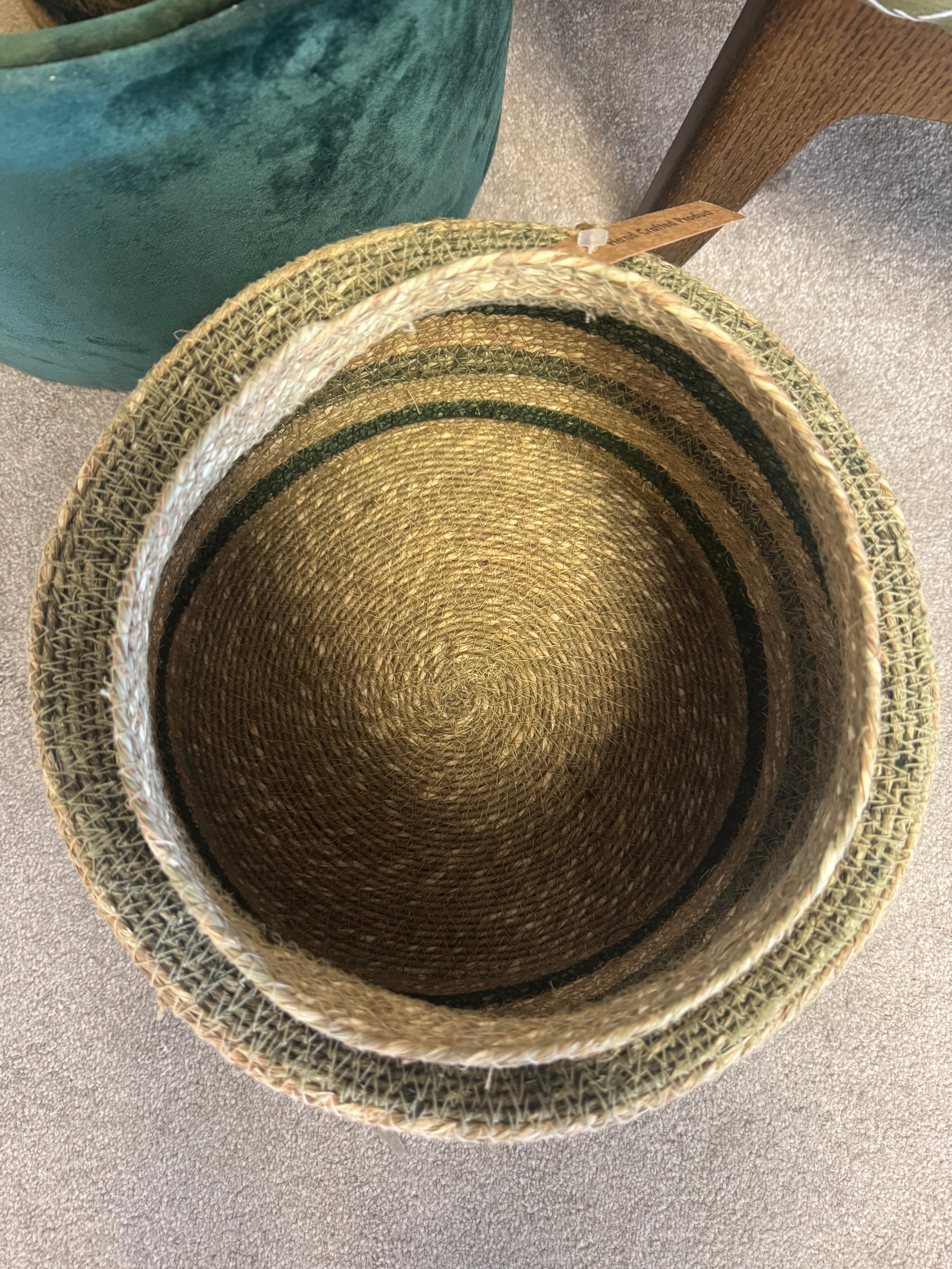 Solmere Basket | Emerald